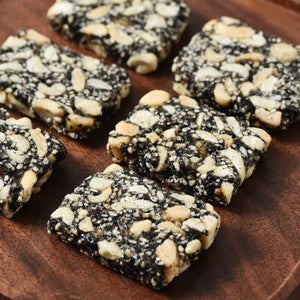 Original Low-Sugar Sesame Peanut Halva Handmade Black Sesame Candy Snack - 500g