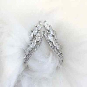 Fashion Bridal Open Bangle Bracelet Angel Wings Design for Women Accessories