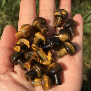A lot 15MM+ Natural mushroom Quartz Crystal Carved Polishing Wholesale Healing-5