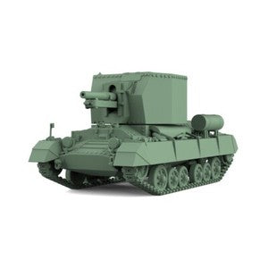 SS555 1/200/350/700 Military Model Kit British Bishop Self-Propelled Guns