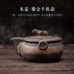Tea Bowl Jumping Knife Teapot Teacup Kung Fu Tea Set Iron Glaze Tea Bowl