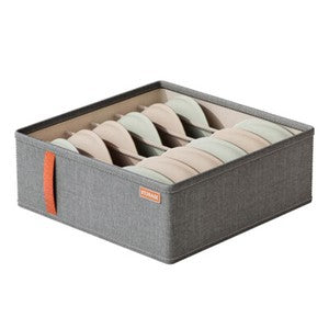 Drawer Organiser Wardrobe Neat Tidy Storage Box for Bra Underwear Socks Storage