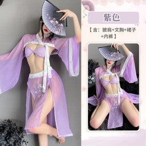 Sexy Chinese Traditional Outfit Underwear Lingerie Cosplay Fairy Dress Nightwear