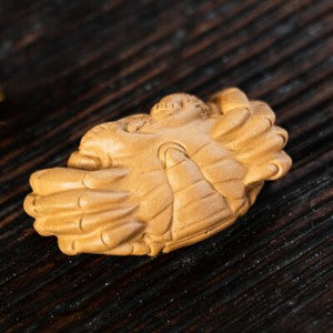 Creative Tea Pet Yixing Zisha Duan Clay Crab Statue Handmade Artware Decoration