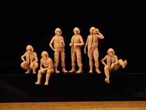 1/72/48/35/87/100/144 Cold War Vietnam War US Tank Troops 6-person team