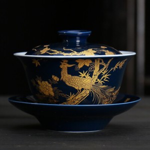 Gaiwan 150ml Cover Bowl Tea Appliance Black Tea's Tea Cup Gaiwan Lid & Cup & Mat