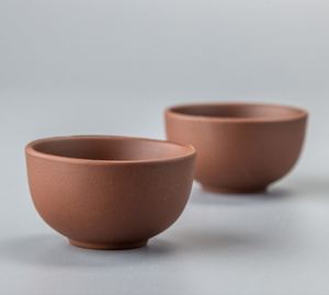 6pcs/lot Chinese tea cup 25ml marked porcelain purple clay small cup ceramic cup