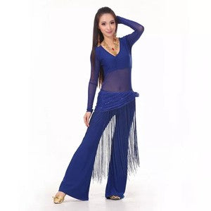 Belly Dance Costume 3 Piece(Top+Waist Towel+Pants) Belly Dancing Clothes