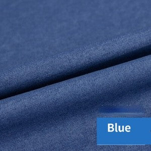 DIY Stretch Washed Denim Fabric Handmade Fleece Lined Warm Jeans Pant Coat Cloth