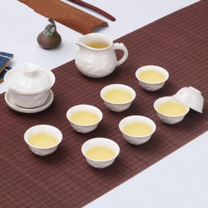Chinese Ceramic Tea Set Kung Fu Tea Ceremony Gaiwan Tea Cup Set