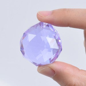 40mm Crystal Facted Ball Chandelier Glass Prism Pendant Wedding Decor Gift