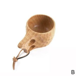 1pc Portable Wooden Coffee Cup Wooden Tea Cup Water Purifier Drinking Cup Mug