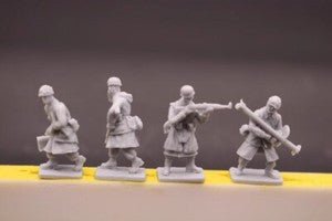 Unassembled1/72 Resin figure model WWII German Airborne 15pcs Soldiers kit