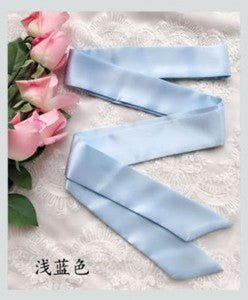 Satin Sash Belt Ribbon For WEDDING Bridesmaid Flower Girl Fancy Dress Multicolor