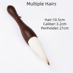 21.5cm Chinese Calligraphy Painting Lake Brush Regular Script Large Couplet Pen