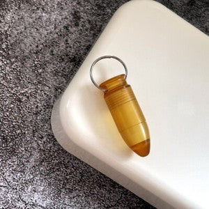 PEI Titanium Waterproof Pill Holder Case Organizer Container Keychain EDC Gift