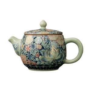 Antique Style Pottery Tea Pot Ball Shaped Infuser Holes Master Tea Cup Ruyao New
