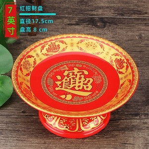 1pc Fruit Supply Tray for The God of Wealth Fruit Plate Lotus Supply Plate