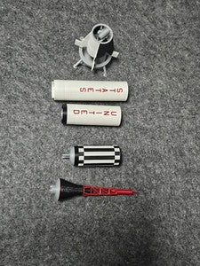 1:60 NASA Gemini TitanII + Redstone Launch Vehicle Rocket Model Painted