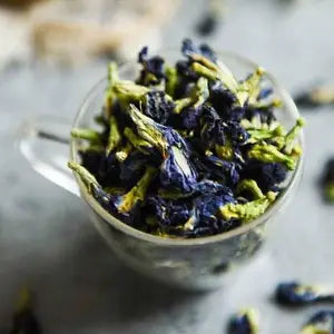 Dried Butterfly Pea Clitoria Ternatea Organic Whole Flower Makes A Healthy Tea