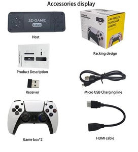 U9 Pro Game Stick 4K Video Game Console 3D Wireless Controller TV Stick Hd 4K