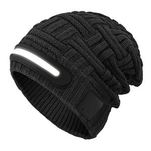 Night outdoor adventure lighting Bluetooth LED lamp cap and making phone calls