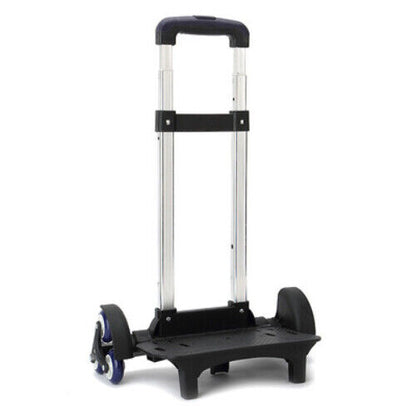 Children 2/6 Wheels Rod Bracket Roll Cart Kid Backpack School Bag Luggage bag
