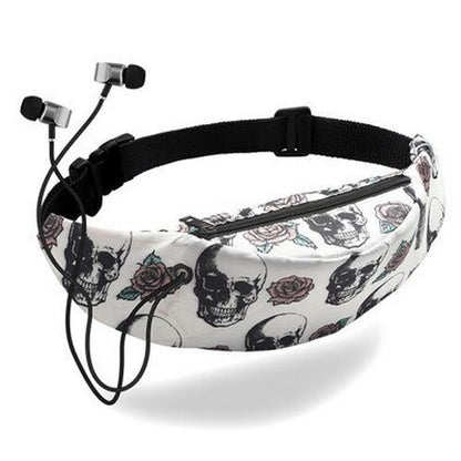 Women Waist Bag Waterproof Canvas Belt Bag Fanny Pack Sling Bags Phone Pouch 1PC