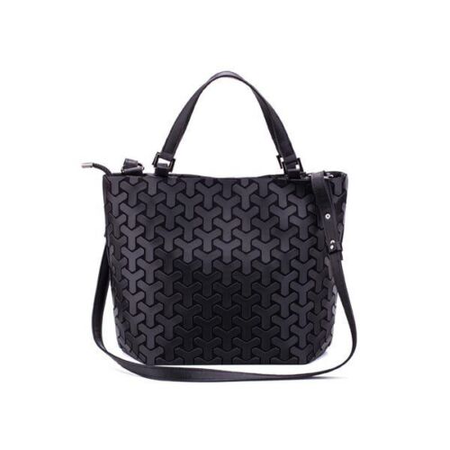 Luminous Big Bag Holographic Reflective Geometric Shoulder Bags Handbags Zipper