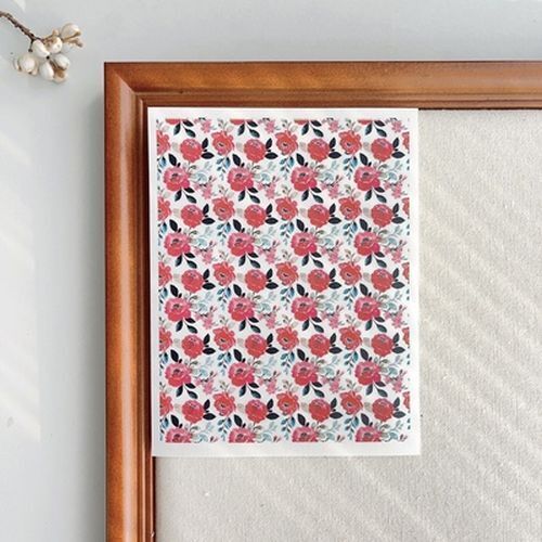 Polymer Image Transfer Paper Plants Flowers Leaf Decals DIY Jewelry Craft Tools
