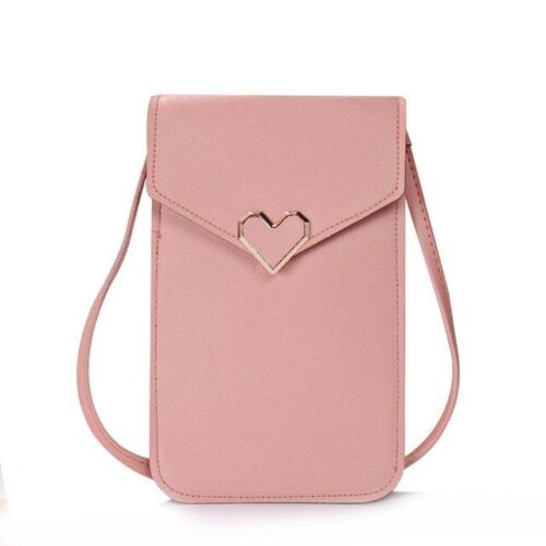 Small Crossbody Shoulder Bag Synthetic Leather Phone Holder Purse Messenger Bags