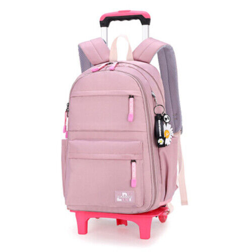 School Bag Child Wheels Primary Student Backpack Travel Bagpack Girls Schoolbags