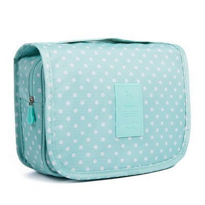 Solid Makeup Bag Toiletries Organizer Traveling Kit Cosmetic Purse 18.5*24*9.5CM