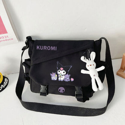 My Melody Messenger Bag Kuromi My Melody Shoulder Bag Backpack Unisex Bag