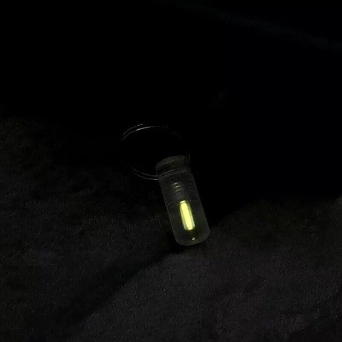 25years luminous Tube Pendants Paracord Beads Key Ring Necklace Pendants Zipper