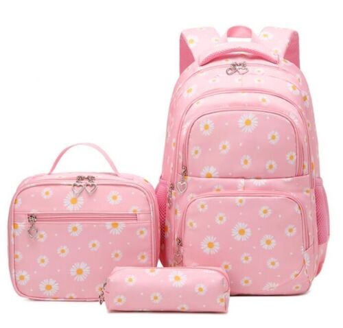 School Backpack 3 Pcs/Set Waterproof Schoolbag Satchel Pencil Bags Bookbag 1 PC