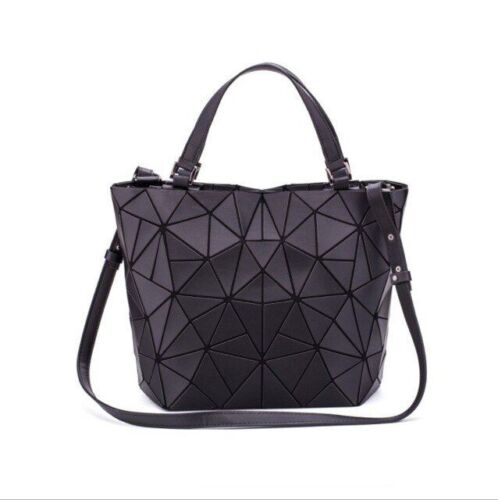 Luminous Big Bag Holographic Reflective Geometric Shoulder Bags Handbags Zipper