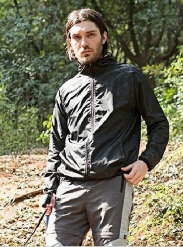 Outdoor Running Jacket Camping Hiking Bike Sport UV Proof Waterproof Windbreaker