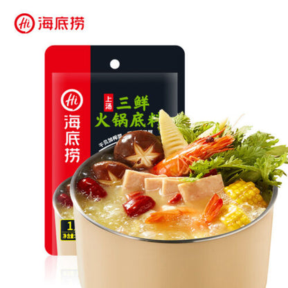 HaiDiLao 海底捞 番茄/清油麻辣/菌汤/三鲜/冬阴功 火锅底料 Hot Pot Base 120g x 3 Bags