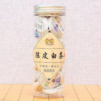 Chinese Shoumei Tea Tangerine Peel Premium White Tea Portable Mini White Tea