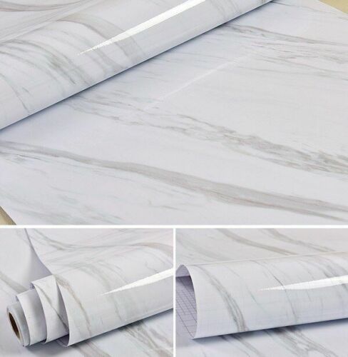 Wallpaper Sticker Marble Vinyl Film Self Adhesive Bathroom Kitchen Contact Paper