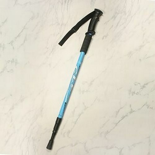 135CM Aluminum Walking Stick Hiking Telescopic Trekking Climbing Pole Canes Blue