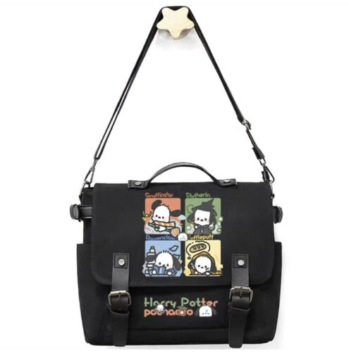 Cute My Melody Cartoon Kuromi Shoulder Messenger Bag Student Canvas Shoulder Bag