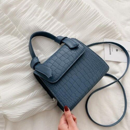 Leather Shoulder Bag Women Small Handbag Purse Flap Crossbody Bag Tote 20*17*8CM