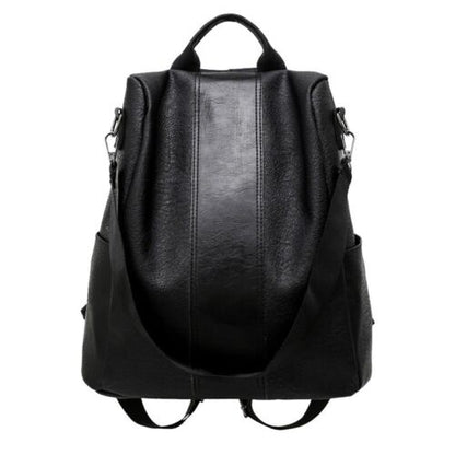 Women's Ladies Rucksack Anti-theft Bag PU Leather Backpack School Bag Handbag