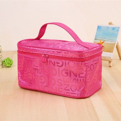 Square Travelling Cosmetic Bag Toiletries Waterproof Make Up Organizer Purse 1PC