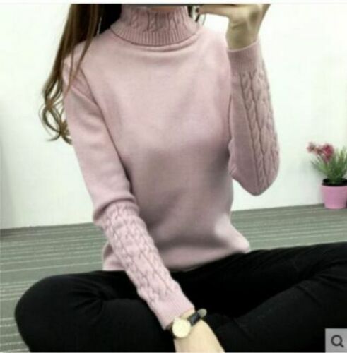 Women Sweaters Turtleneck Cashmere Knitted Pullovers Female Jumper Tricot Tops