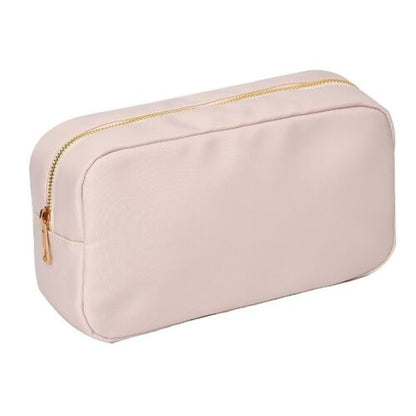 Mini Embroidery Patch Toiletry Pouch Waterproof Storage Nylon Travel Makeup Bag