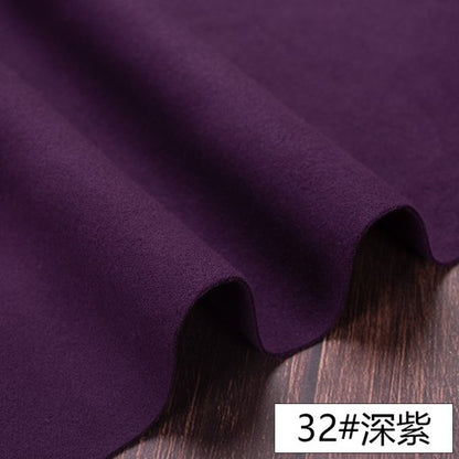 Fall Thick Solid Cashmere Imitation Wool Cloth Diy Coat Woollen Fabric Wide 57"