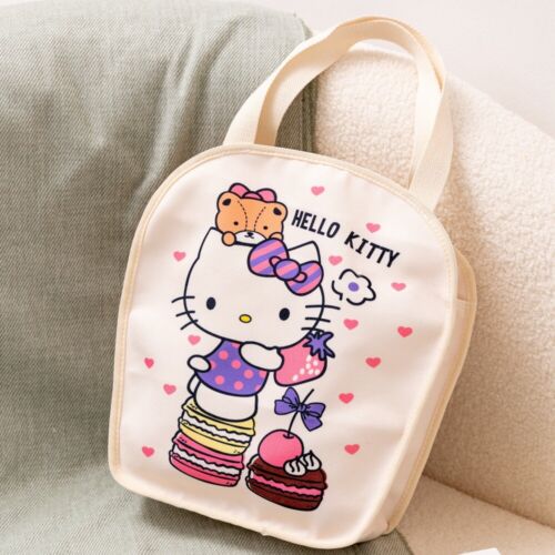 Cute Women Girl Hello Kitty Handbag Canvas Shoulder Bag Tote Storage